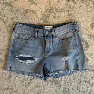 Madewell Distressed Denim Shorts